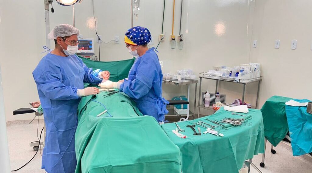 No Hospital da Mulher e da Criança do Juruá, em Cruzeiro do Sul, seis pacientes realizaram cirurgias ginecológicas. Foto: cedida